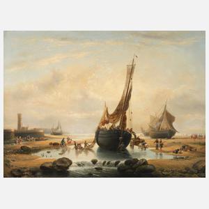 Alfred Thompson Gobert, attr., Küstenszene
