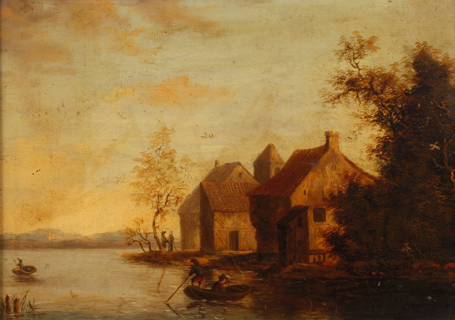 Flusslandschaft nach Franz Hochecker