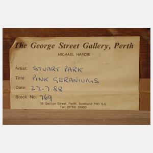 Stuart Park, Geranienstillleben