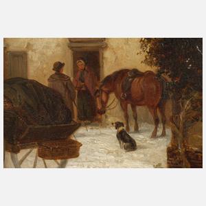 Thomas Smythe, attr., An einem Wintertag