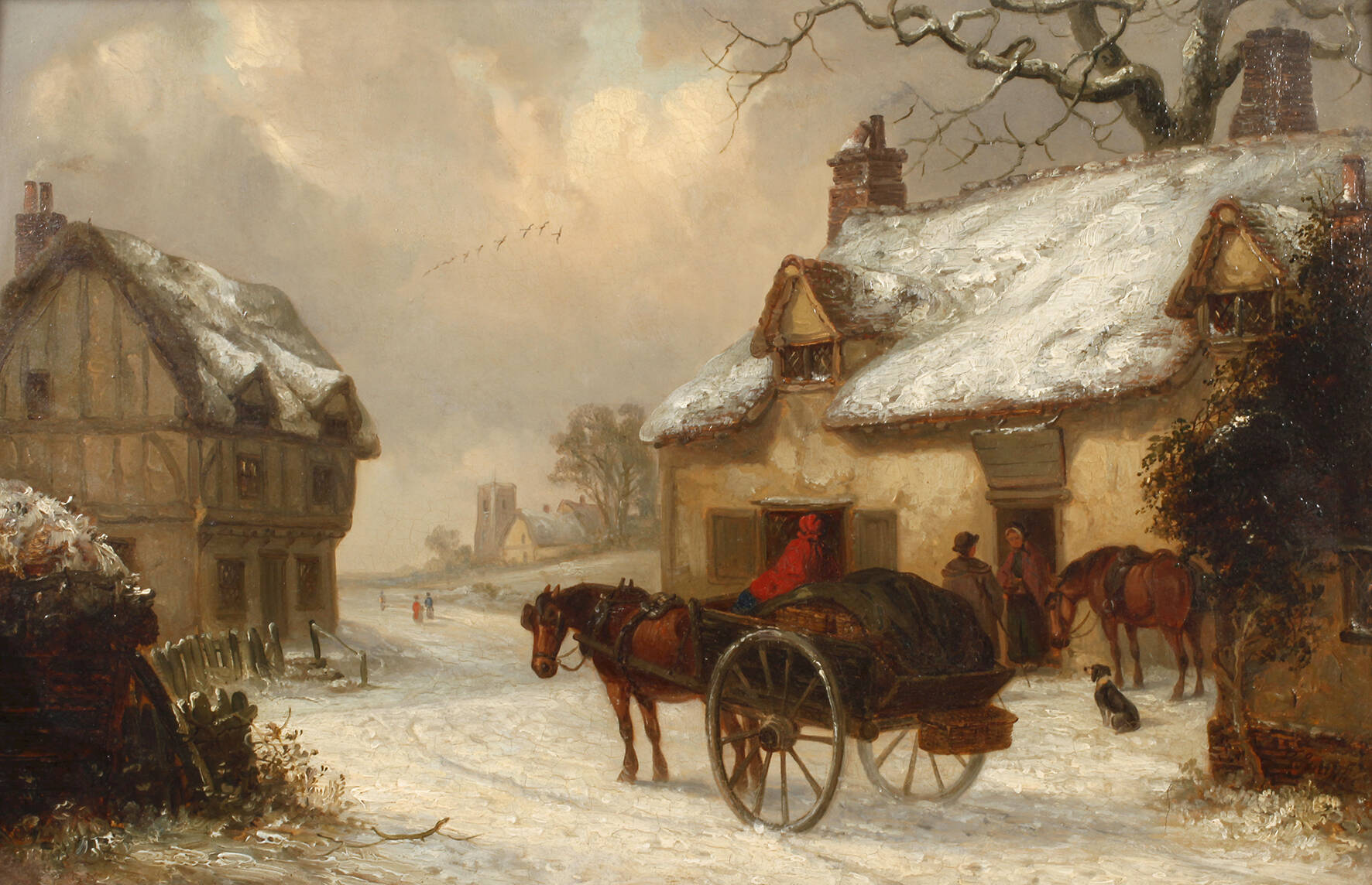 Thomas Smythe, attr., An einem Wintertag
