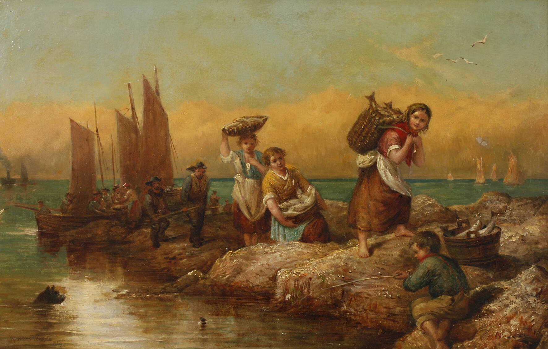 Hermann Tenkate, Heimkehr der Fischer