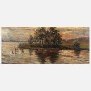 Charlotte Wahlström attr., Am Seeufer