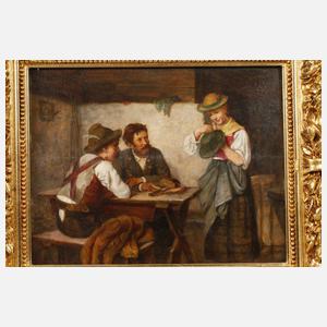 Reinhard Sebastian Zimmermann, attr., "Besuch in Tirol"