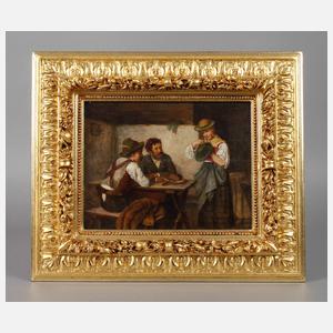 Reinhard Sebastian Zimmermann, attr., "Besuch in Tirol"