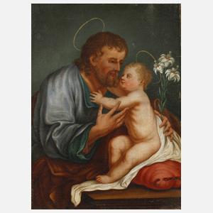 Jesus von Nazareth mit seinem Vater Joseph