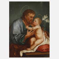Jesus von Nazareth mit seinem Vater Joseph111