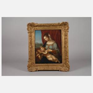 "Maria mit dem Kind und dem kleinen Johannes"