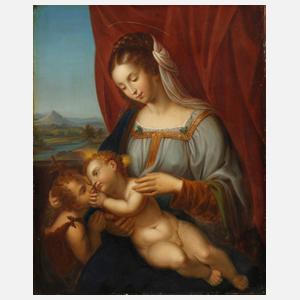 "Maria mit dem Kind und dem kleinen Johannes"