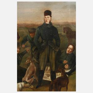 Lettische Jagd mit Zar Alexander I.