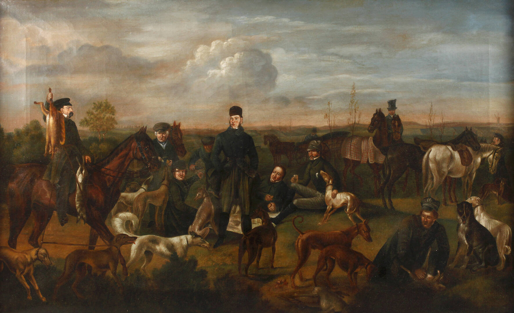 Lettische Jagd mit Zar Alexander I.