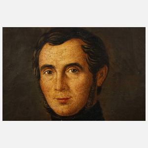 Paar Biedermeierportraits