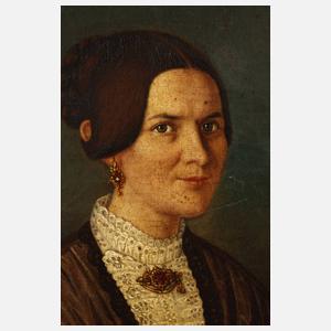 Paar Biedermeierportraits