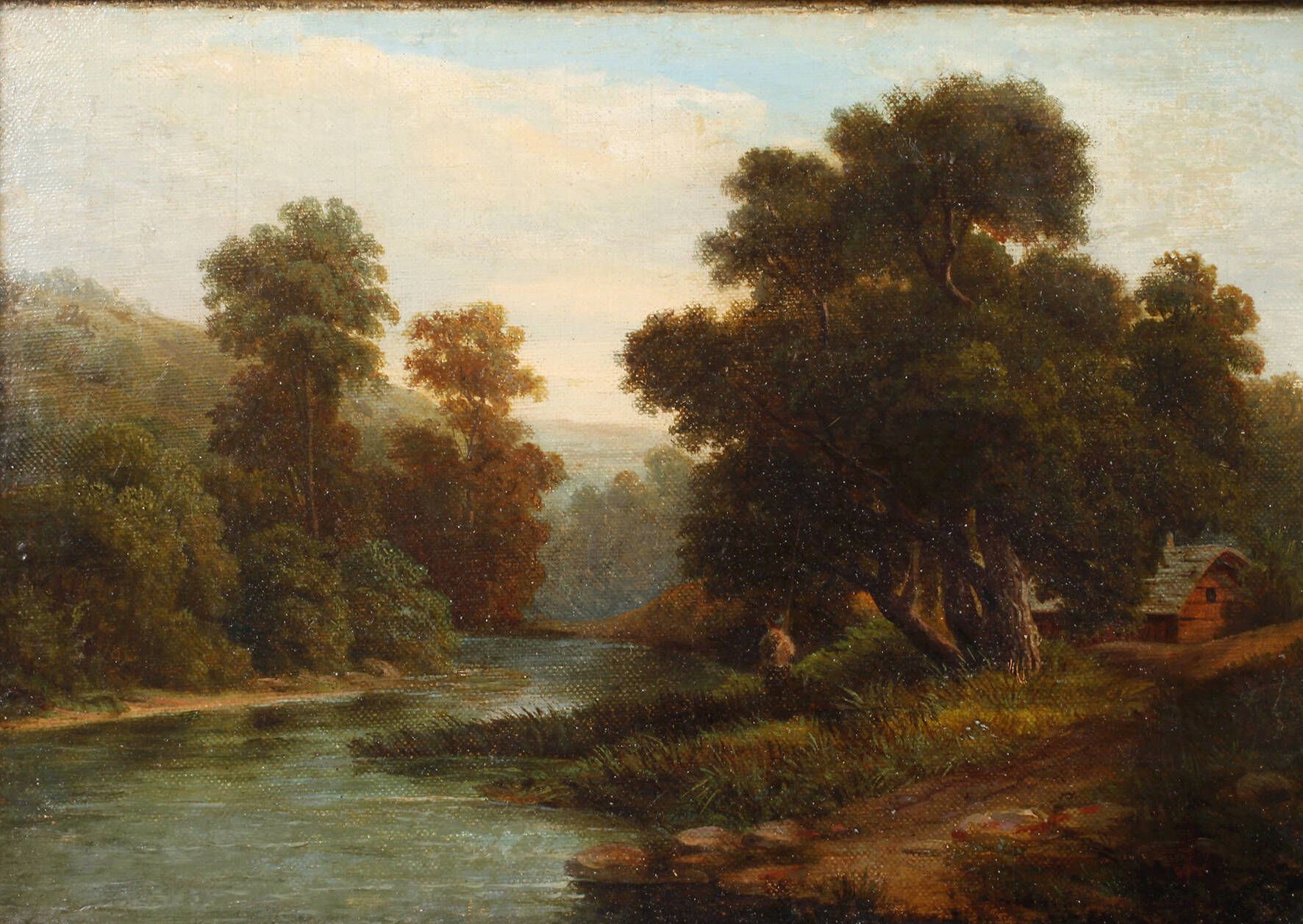 Sommerliche Flusslandschaft