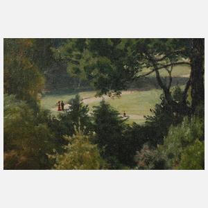 Sommerliche Parklandschaft