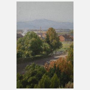 Sommerliche Parklandschaft