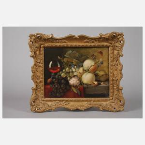 Früchtestillleben mit Schmetterling nach Ladell