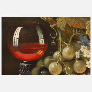 Früchtestillleben mit Schmetterling nach Ladell