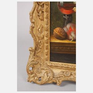 Früchtestillleben mit Kanarienvögeln nach Ladell