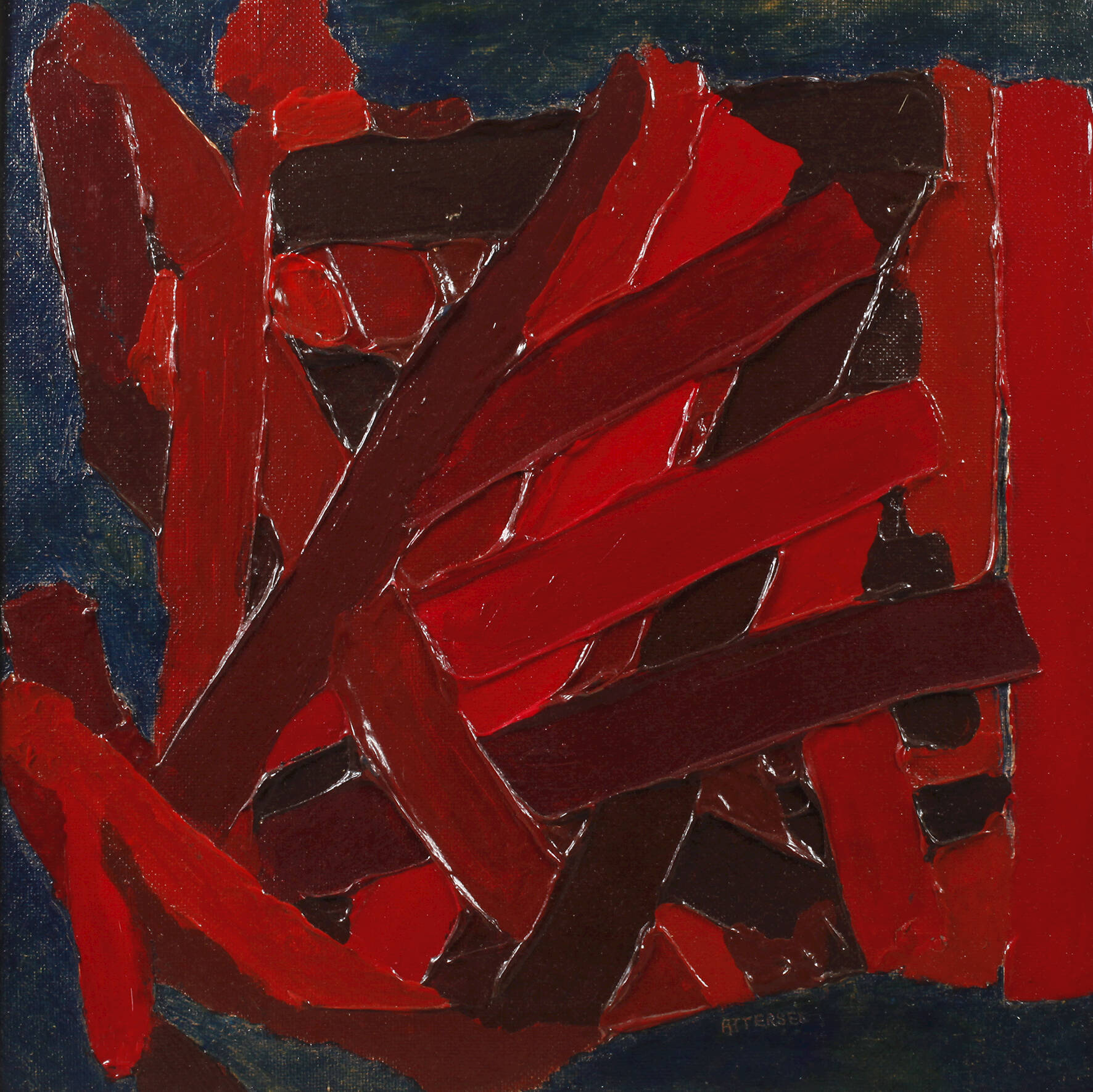 Attersee, abstrakte Komposition