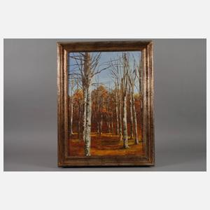 Paola Azzurri, Herbstlicher Birkenwald