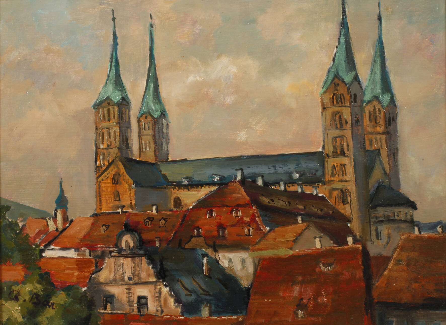 Bär, Blick auf den Bamberger Dom