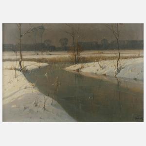 Hans Bauer, Winterabend