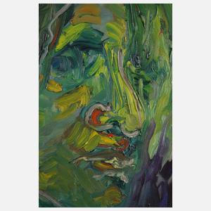 Prof. h.c. Al Bernstein, Selbstbildnis im Atelier