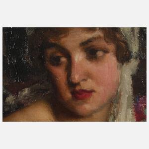 János Czencz, Sinnender Damenakt