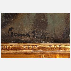 János Czencz, Sinnender Damenakt