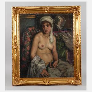 János Czencz, Sinnender Damenakt