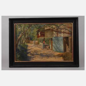 Ernst Dargen, Bauernhofszene