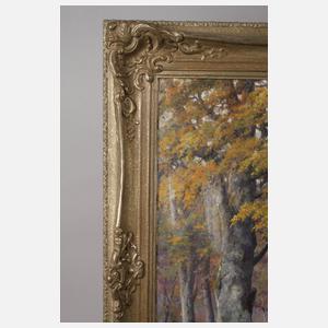 Wilhelm Dohmann, Herbstliches Waldinneres