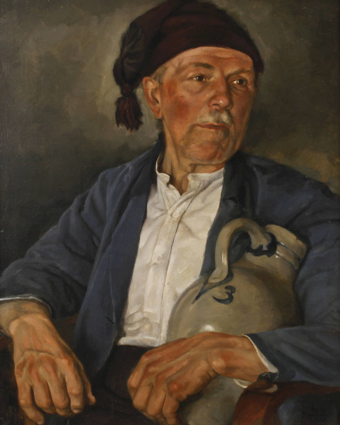 Hans Drechsler, Der Mann mit dem Weinkrug