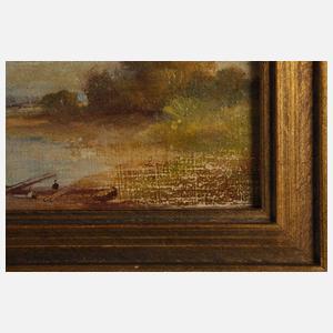 Gustav Eichhorn, attr., Am Seeufer