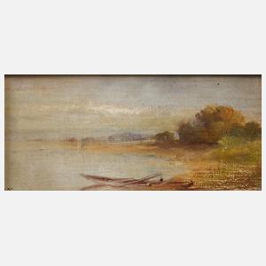 Gustav Eichhorn, attr., Am Seeufer