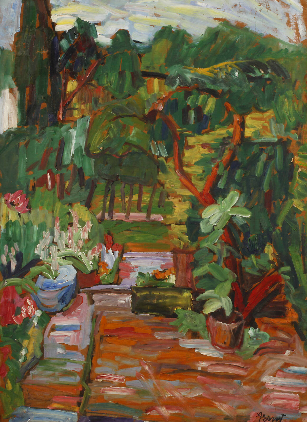 Albert Ernst, Gartenstück