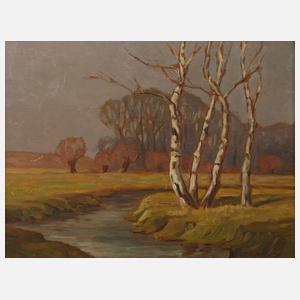 Wilhelm Facklam, "Wiesen im März"