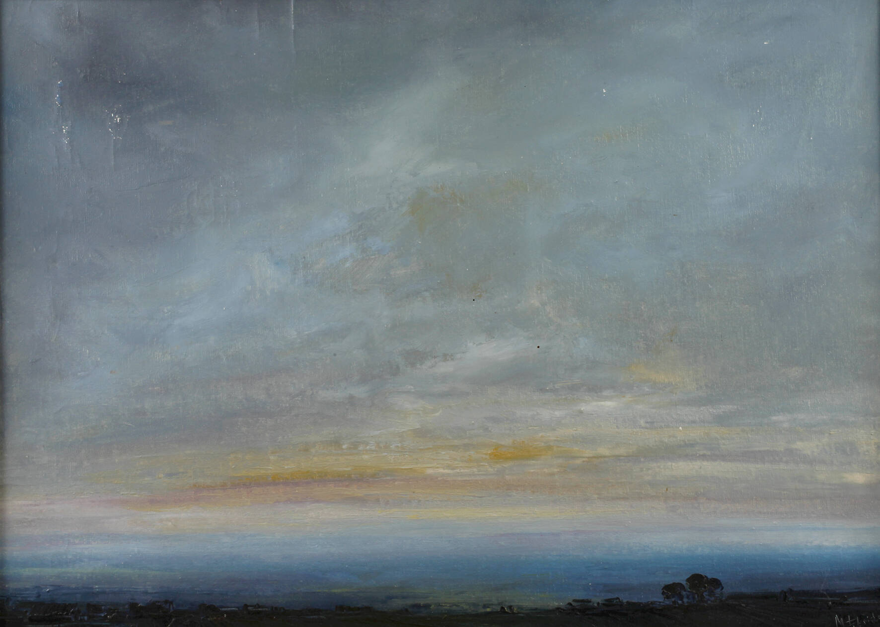 M. Florido, Weite Abendlandschaft