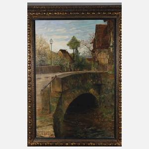 H. Franke, Frühlingshafter Altstadtwinkel