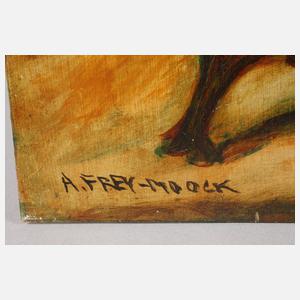 Adolf Frey-Moock, Der Einmarsch