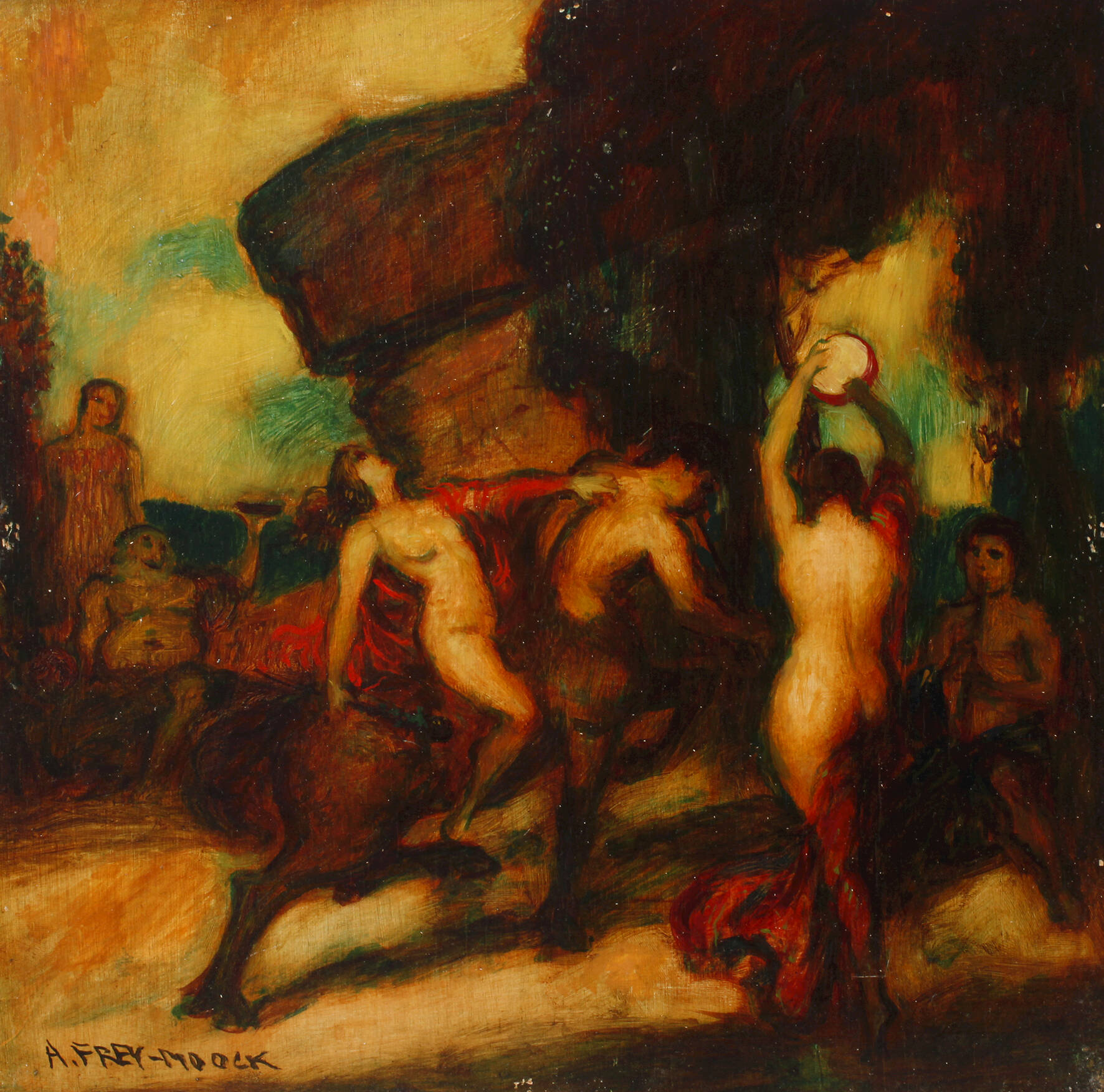 Adolf Frey-Moock, Der Einmarsch