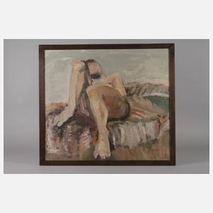 Lothar Gemmel, Liegender Akt