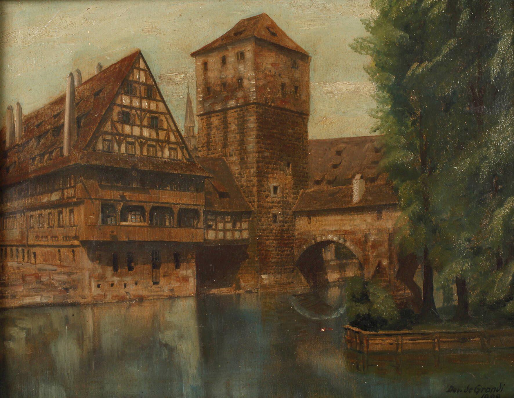 Dav. de Grandi, Der Henkersteg in Nürnberg