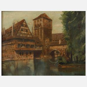 Dav. de Grandi, Der Henkersteg in Nürnberg