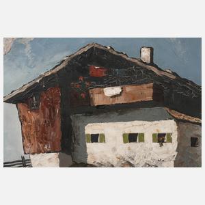 R. Graumüller, Alpiner Bauernhof