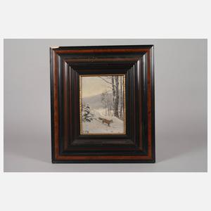 Christian Haug, Fuchs im Schnee