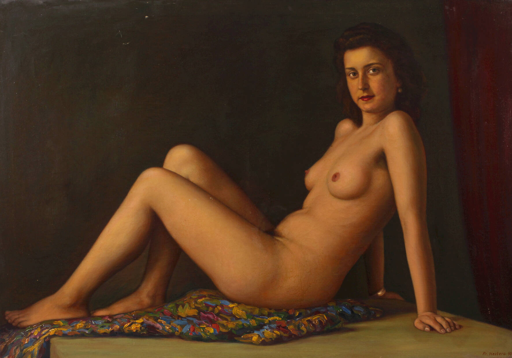 Friedrich Hestera, Mädchenakt