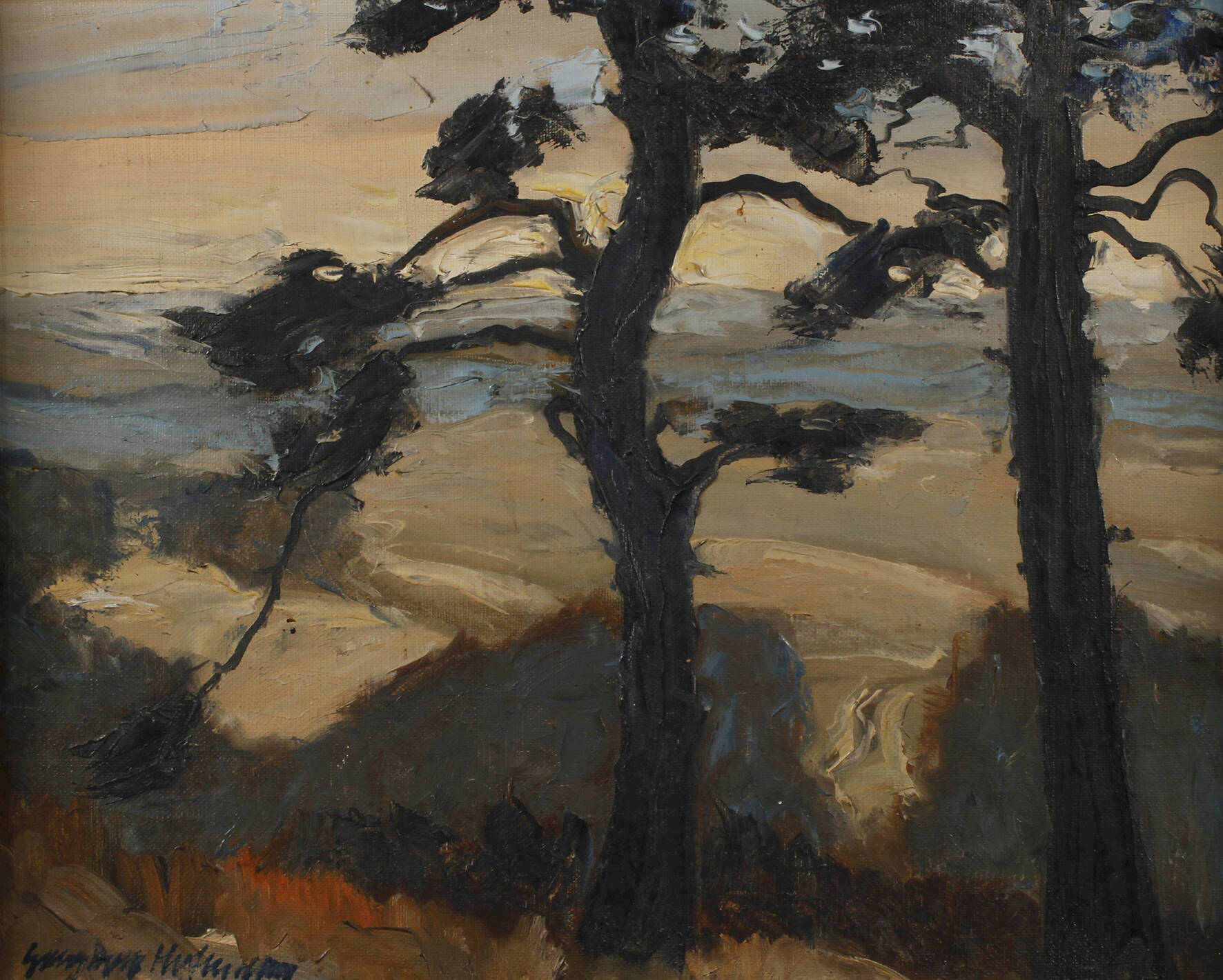 Georg Max Hofmann, Kiefern an der Küste