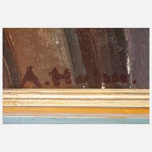 Astrid Holm, Stillleben mit Rohrkolben